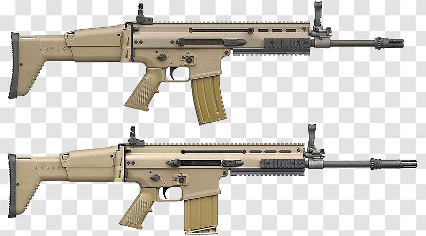 FN SCAR 5.56×45mm NATO Herstal Firearm 7.62×51mm - Frame - Weapon Transparent PNG