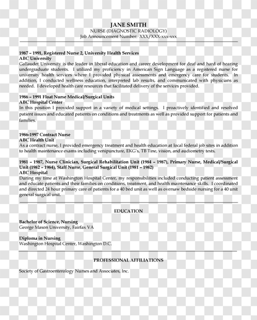 Radiographer Résumé Radiology Cover Letter Curriculum Vitae - Resume - Technology Transparent PNG