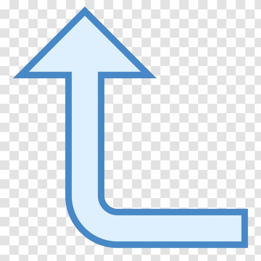 Triangle Number Area Symbol - Blue - I Transparent PNG