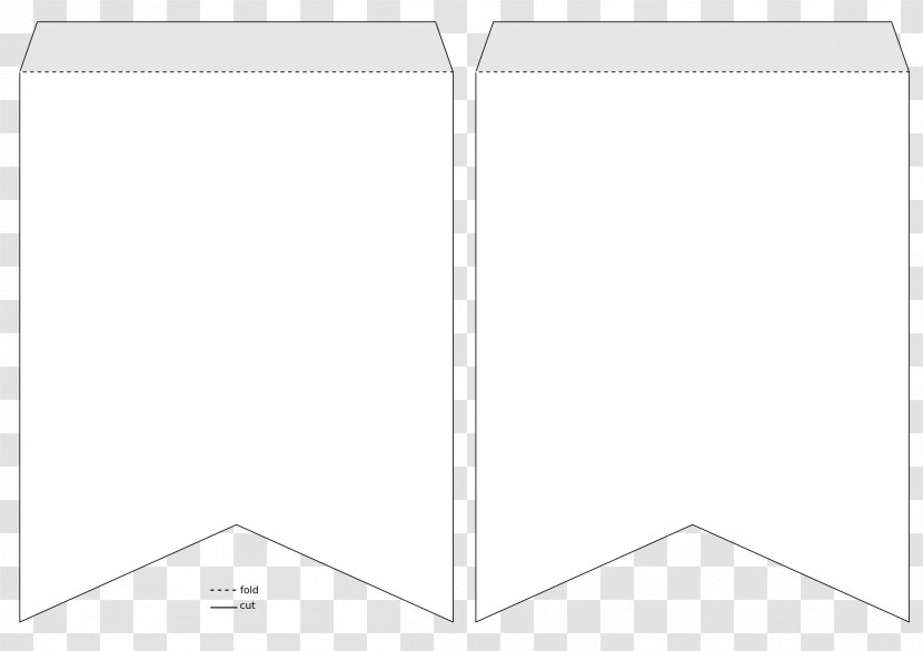 Paper Rectangle Square - Area - Pennant Transparent PNG
