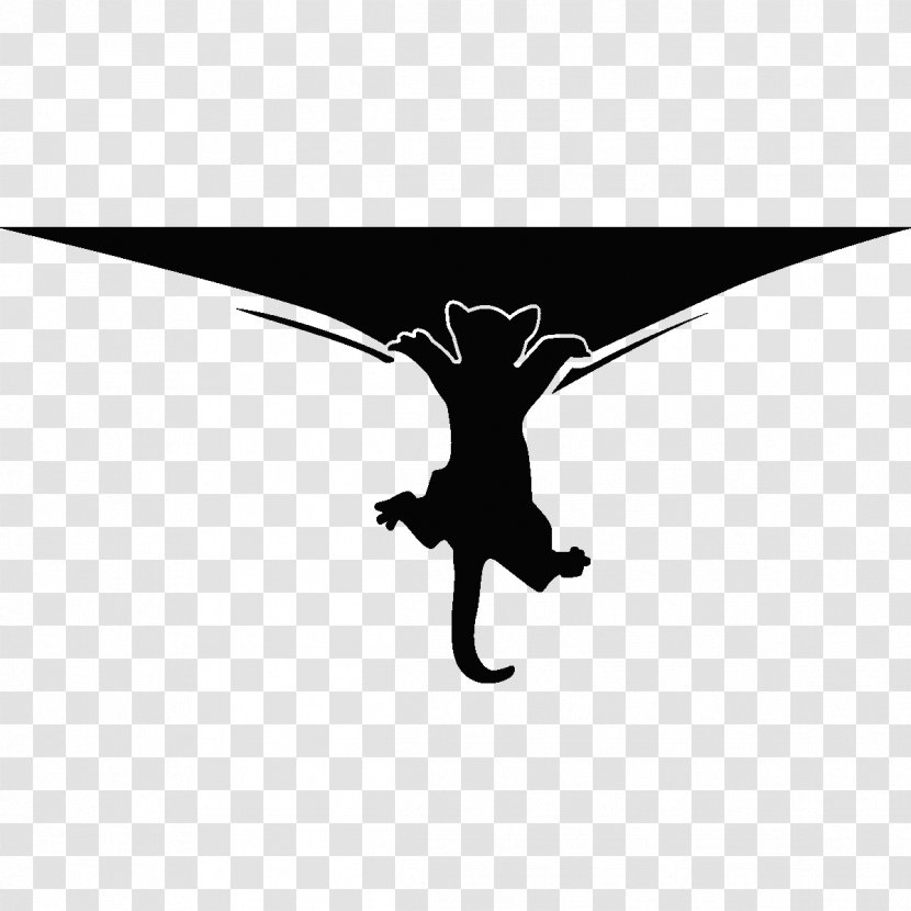 Black Cat Sticker Kitten Silhouette - Mammal Transparent PNG