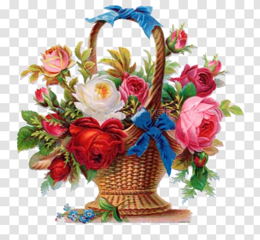 Cross-stitch Flower Rose Basket Embroidery - Twig Ring Etsy Transparent PNG