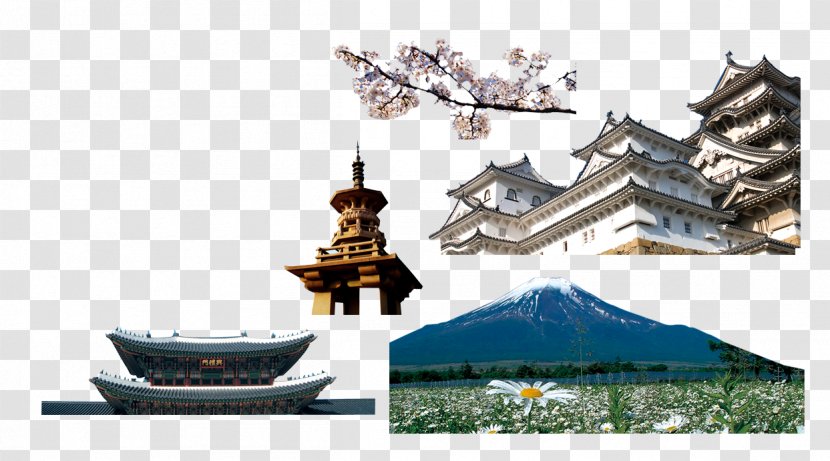 Architecture Download - Japan And South Korea Architectural Elements Transparent PNG