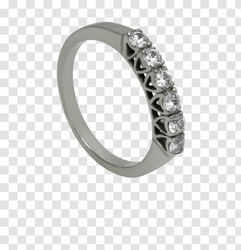 Wedding Ring Silver Body Jewellery - Metal Transparent PNG