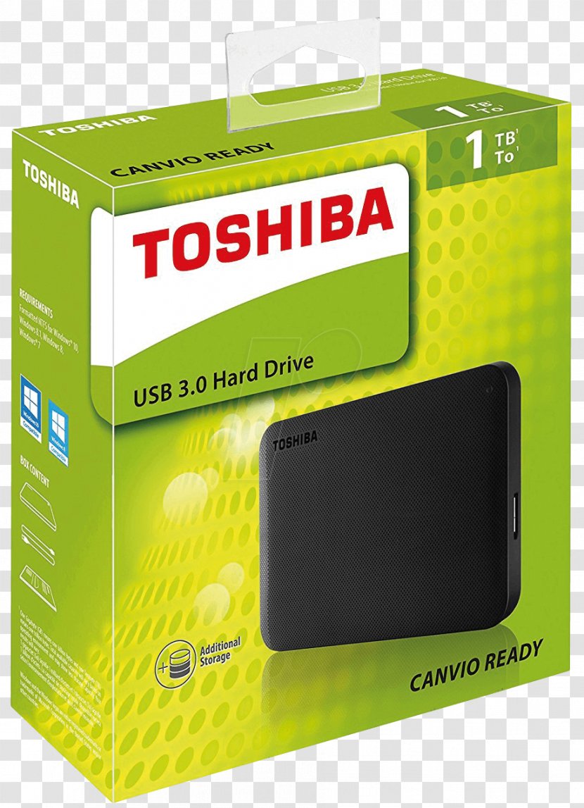 Laptop Hewlett-Packard Toshiba Canvio Ready External Hard Drive USB 3.0 2.5