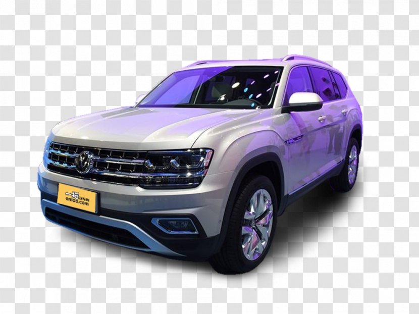 Compact Sport Utility Vehicle Car Volkswagen Atlas - Crossover Suv Transparent PNG