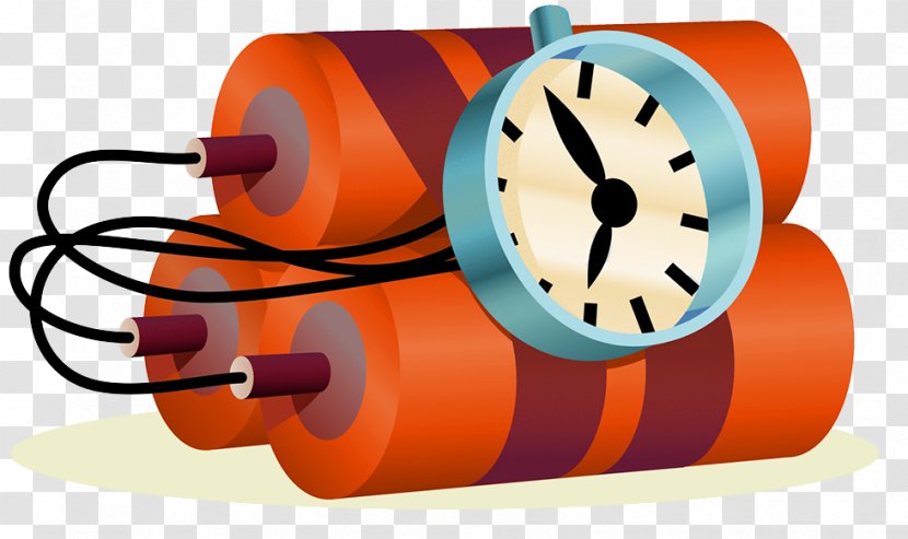 Time Bomb Explosion Threat - Improvised Explosive Device - Illustration Transparent PNG