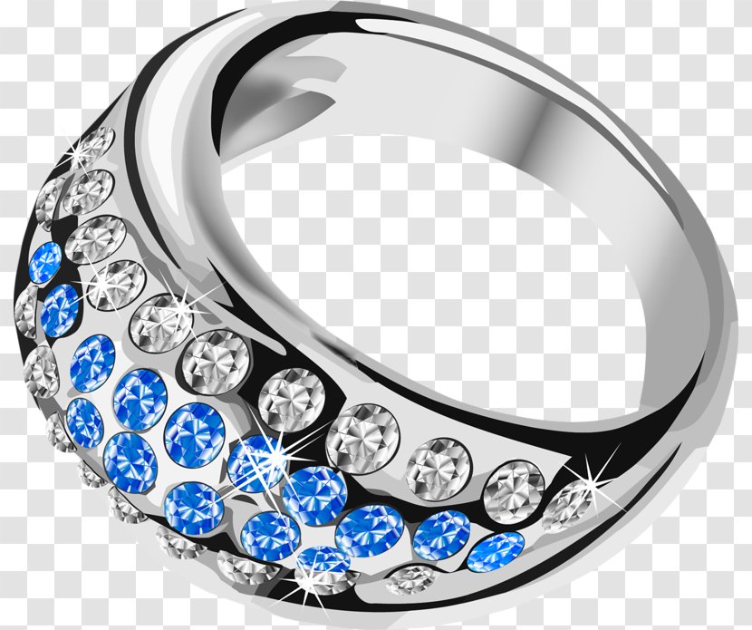 Earring Jewellery Clip Art - Platinum - Ring Transparent PNG