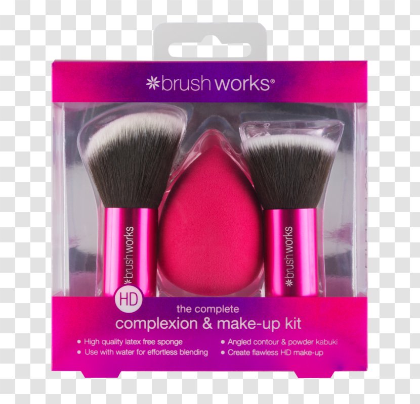 Makeup Brush Cosmetics Sponge Make-up - Make Up Kit Transparent PNG