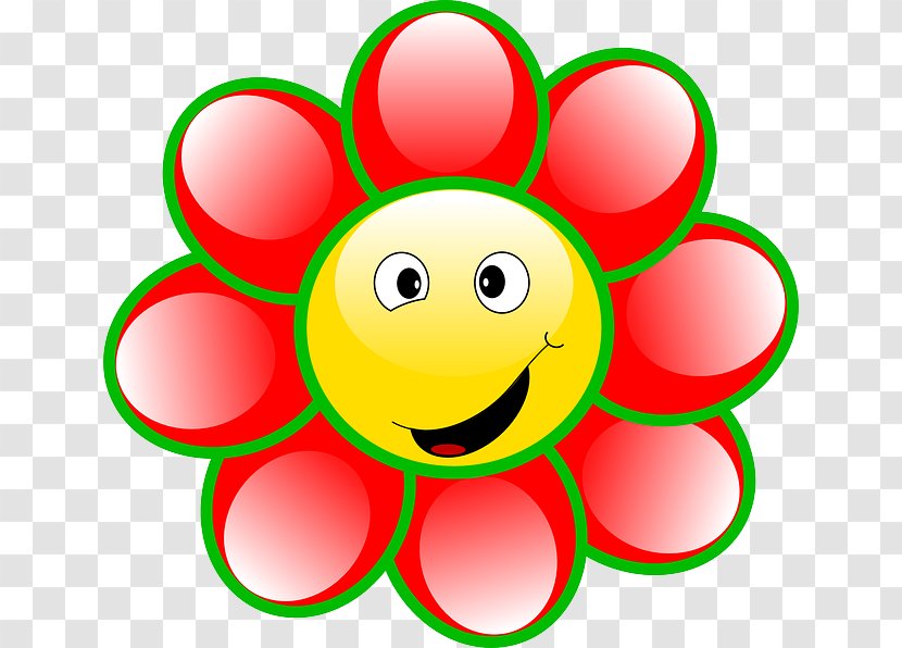 Smiley Emoticon Clip Art - Flower - Cartoon Plants Transparent PNG