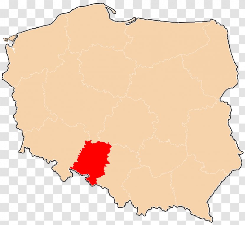 Strzelce, Opole Voivodeship Map Podział Administracyjny Województwa Opolskiego Administrative Divisions Of Poland - Area Transparent PNG