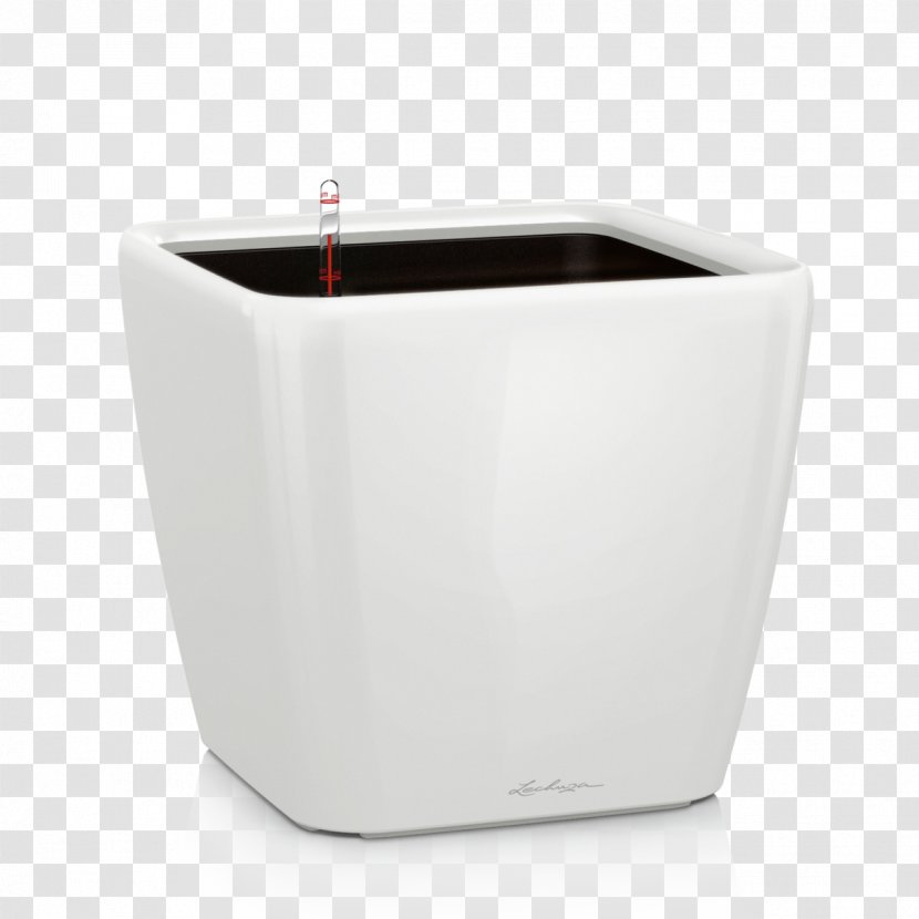 Cachepot White Color Jardiniere Flower Box - Lechuza Transparent PNG