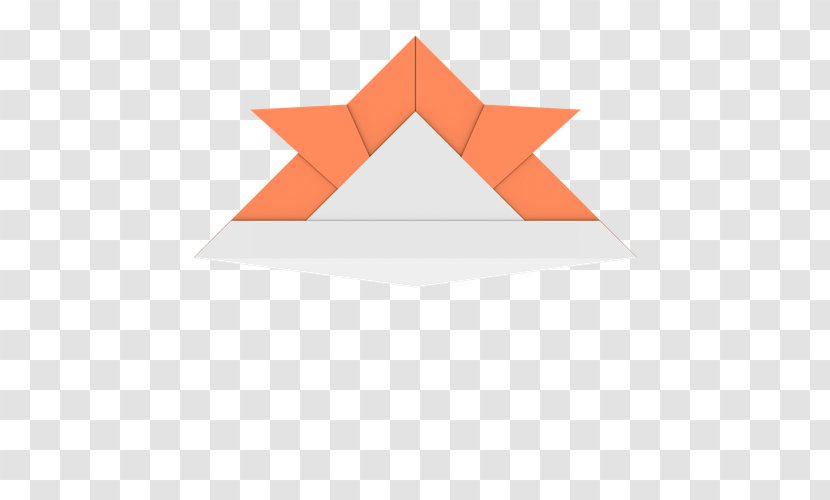Paper Triangle Line Origami - Half Fold Transparent PNG