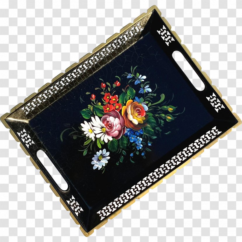 Electronics - Hand-painted Flowers Picture Material Transparent PNG