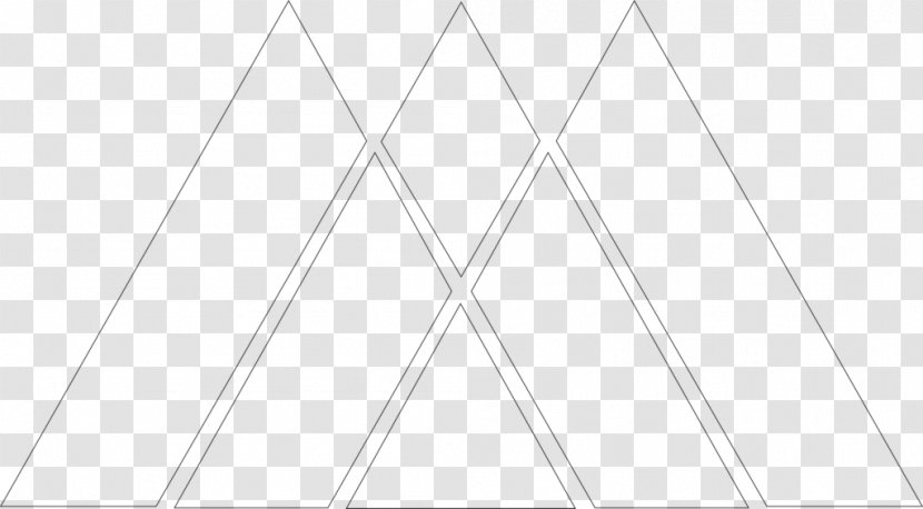 Triangle Point - Monochrome Transparent PNG