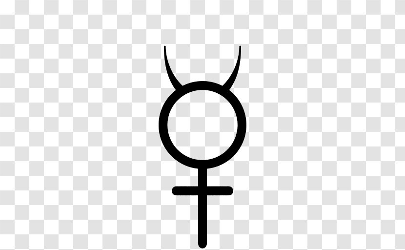 Astrological Symbols Mercury Planet - Gender Symbol Transparent PNG