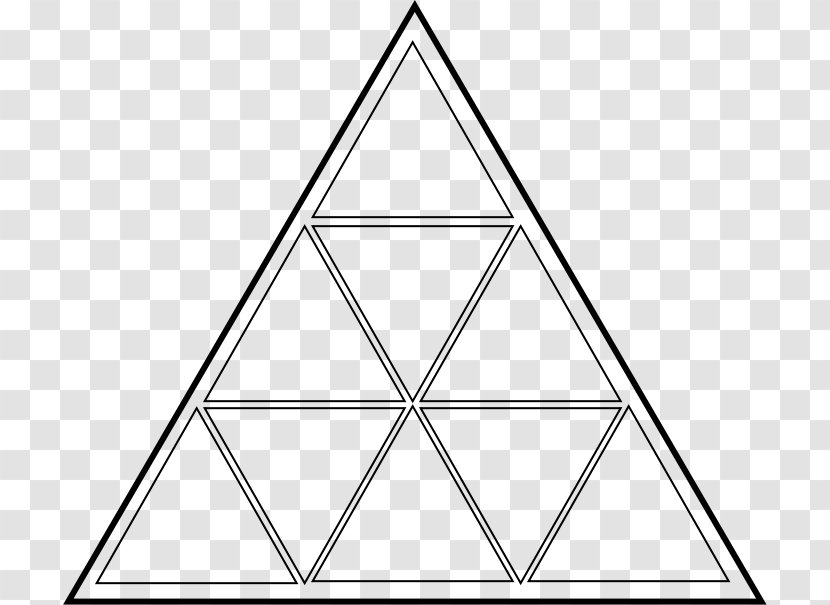 Equilateral Triangle Polygon Geometry - Triangular Number Transparent PNG