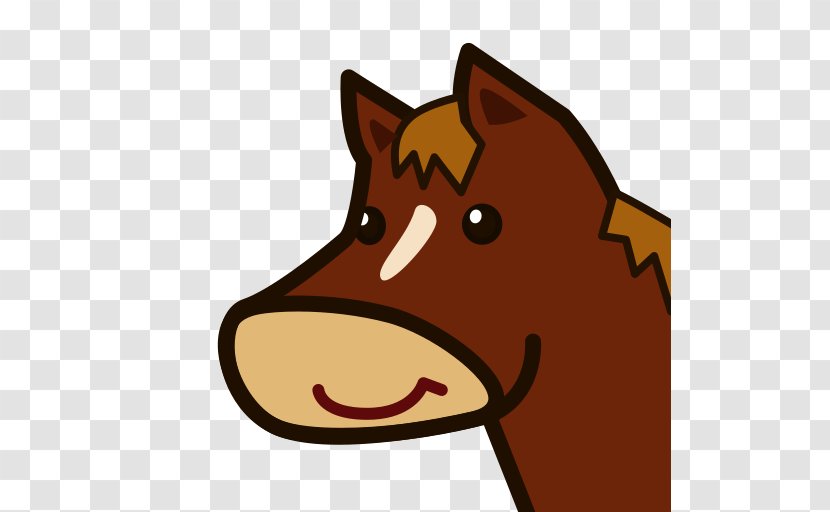 Whiskers Horse Emoji Emoticon Dog - Cartoon Transparent PNG