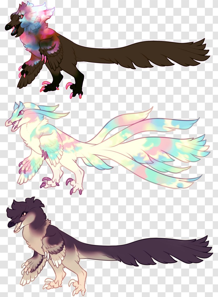 Legendary Creature Feather Tail Clip Art - Flower Transparent PNG