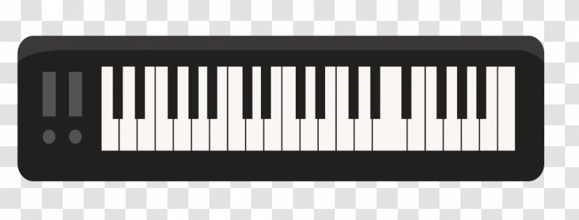 Musical Instrument Keyboard - Watercolor Transparent PNG
