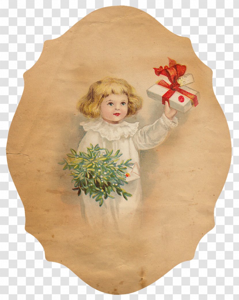 Christmas Ornament Picture Frames Character Flower - Angel Transparent PNG