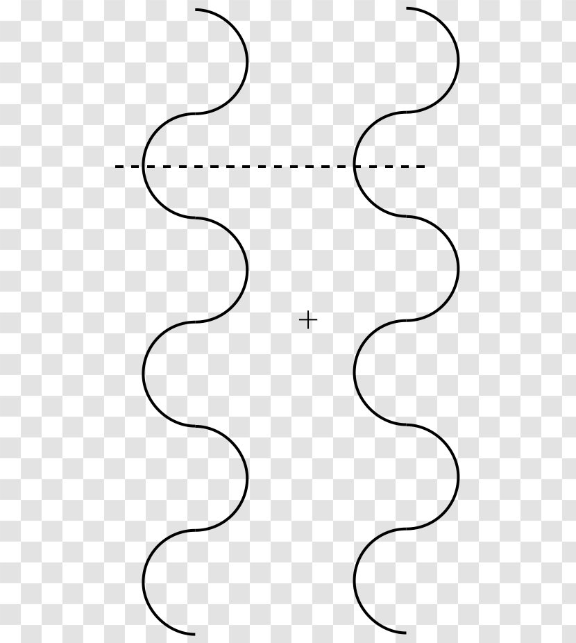 Line Art Circle Clip - Black - Interference Transparent PNG