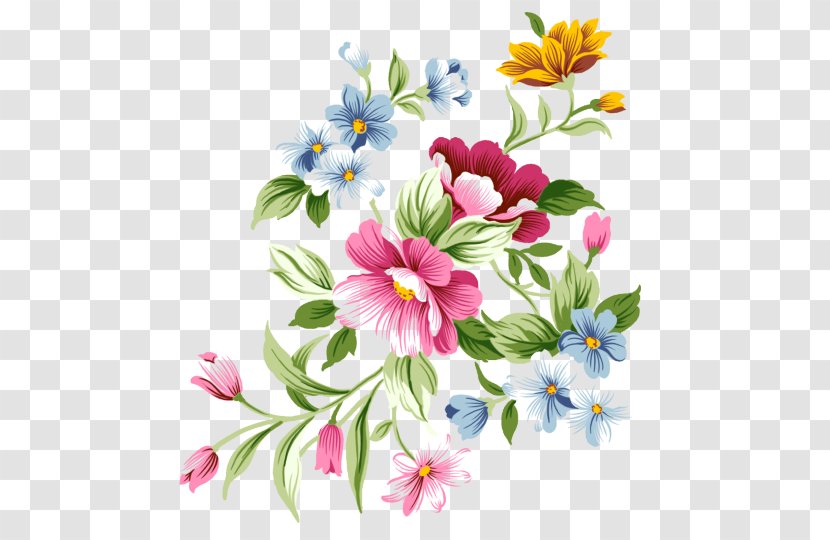 Flower Desktop Wallpaper Clip Art - Daisy - Birds And Flowers Transparent PNG