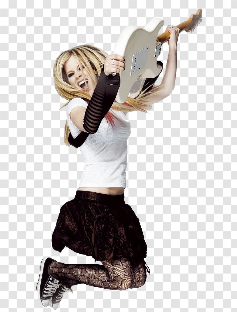 Avril Lavigne Fender Telecaster Celebrity Guitarist - Cartoon Transparent PNG