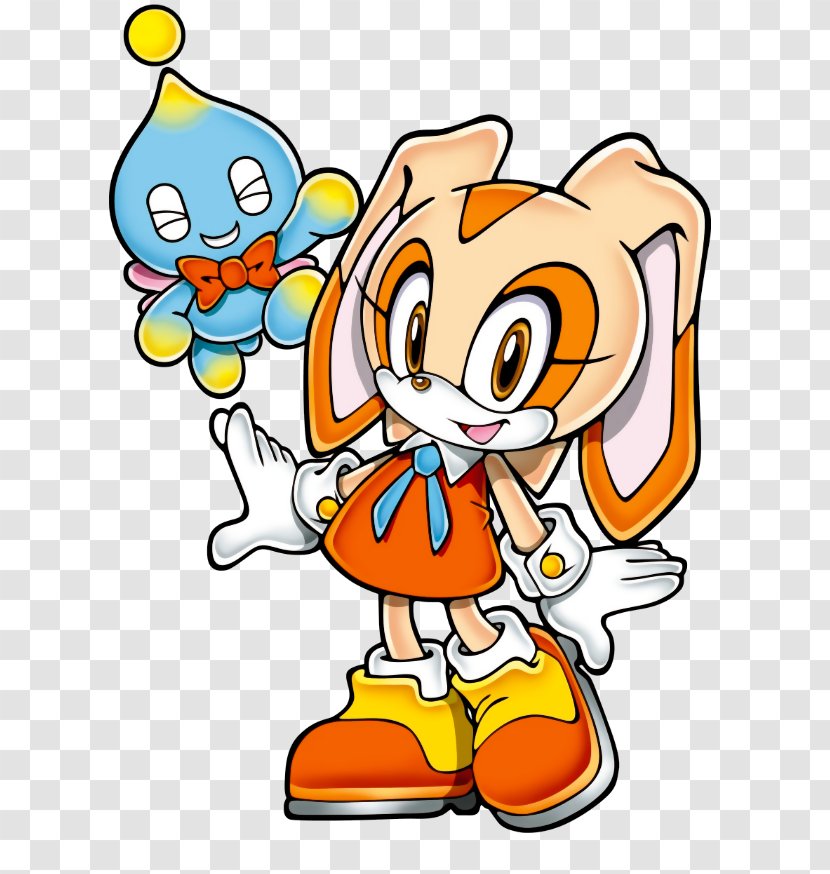 Cream The Rabbit Sonic Advance 2 3 Heroes Amy Rose - Hedgehog Transparent PNG