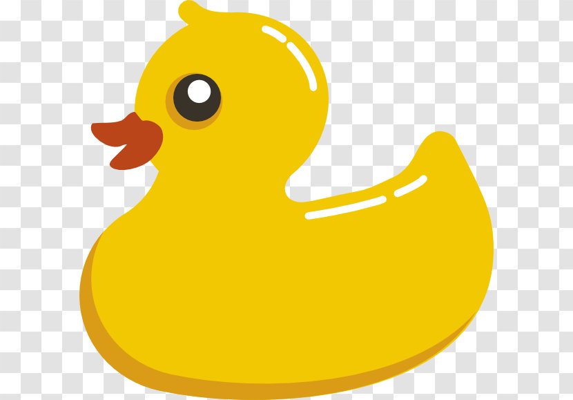 Baby Ducks Rubber Duck Natural Clip Art - Pixabay - Outline Transparent PNG