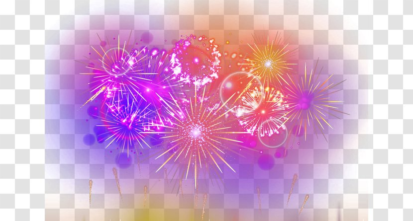Fireworks - Pink - Festival Transparent PNG