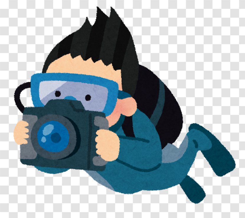 沖縄プロデュースカマダ Scuba Diving ZOZO Set - Fictional Character - Cameraman Transparent PNG