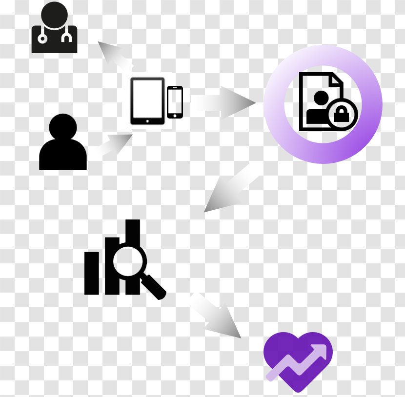 Logo Brand Technology - Purple Transparent PNG