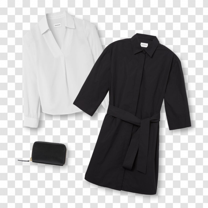 Sleeve Coat Dress Black M - Womens Pants Transparent PNG