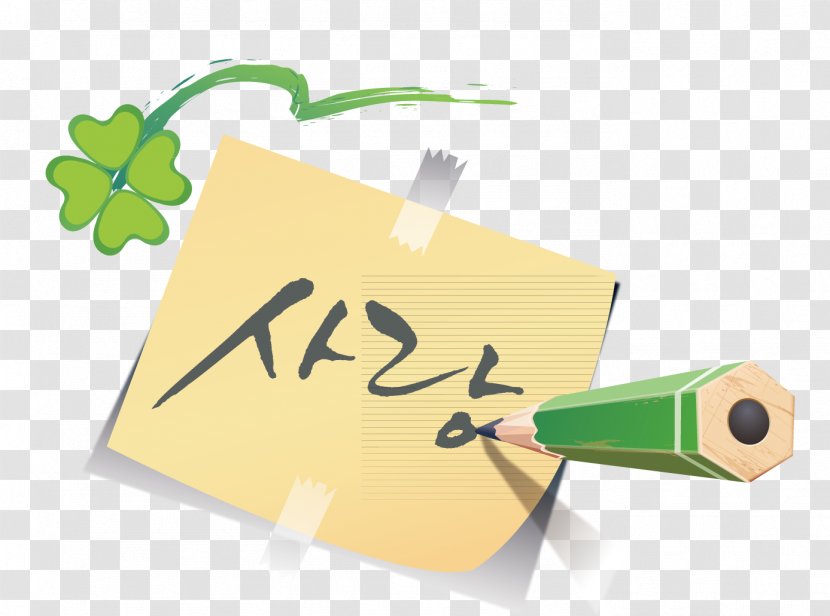 Clover Leaf Vecteur - Paper - Notes Transparent PNG