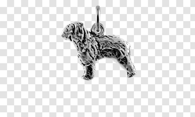Dog Breed Charms & Pendants Body Jewellery Silver - Carnivoran - Old English Sheepdog Transparent PNG