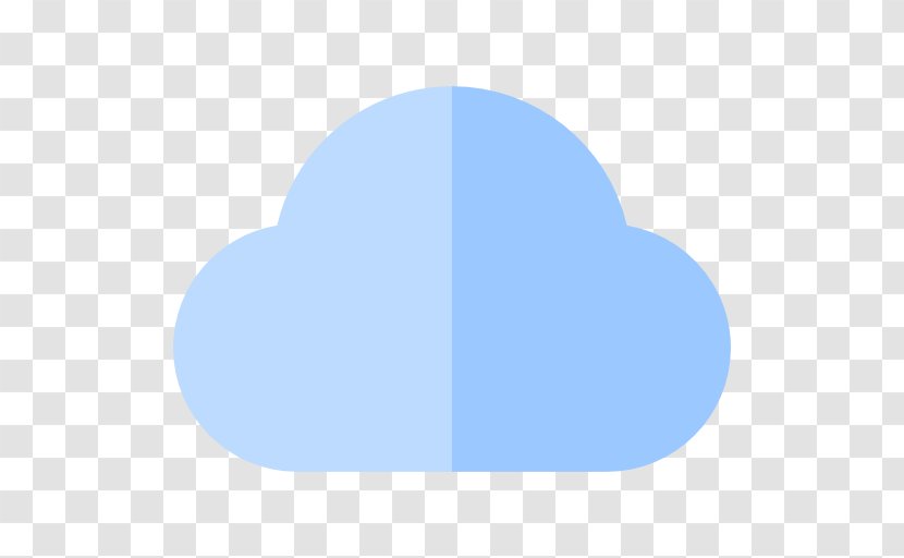 Cloud - Electric Blue Transparent PNG