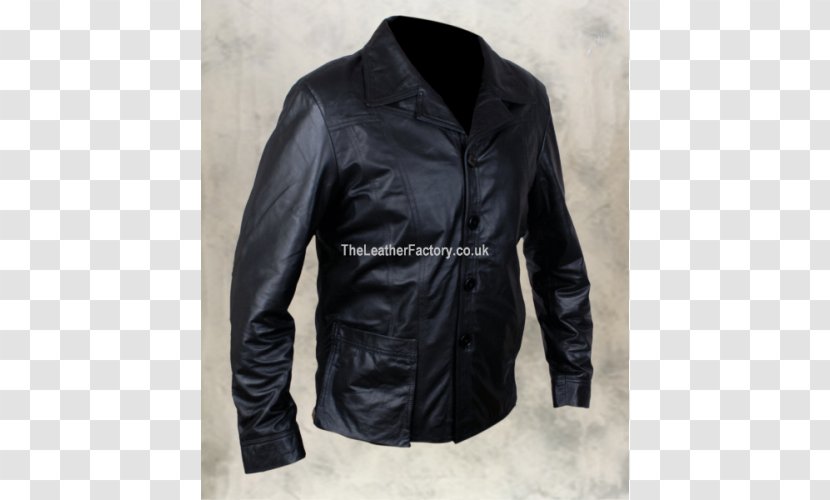 Leather Jacket Coat Textile Material - Brad Pitt Transparent PNG