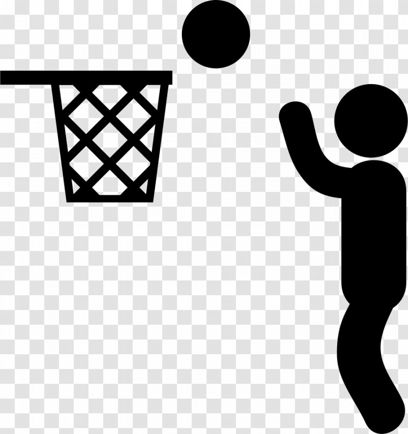 Basketball - Blackandwhite - Basquete Sign Transparent PNG
