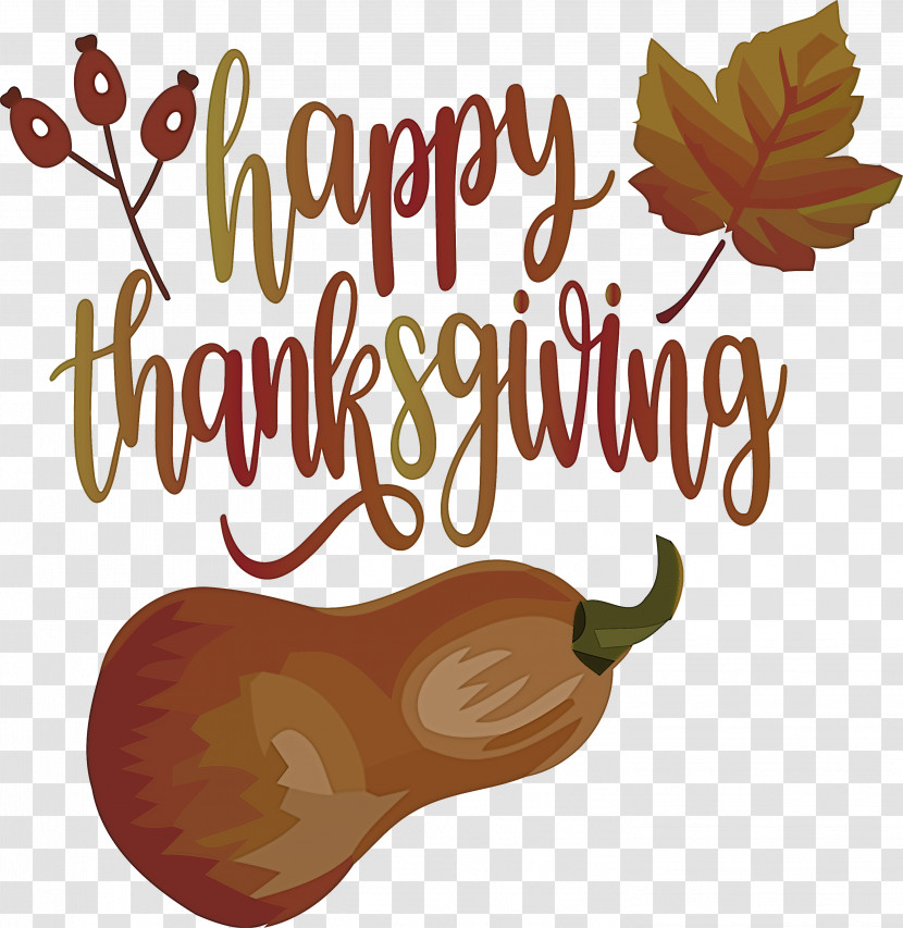 Happy Thanksgiving Autumn Fall Transparent PNG