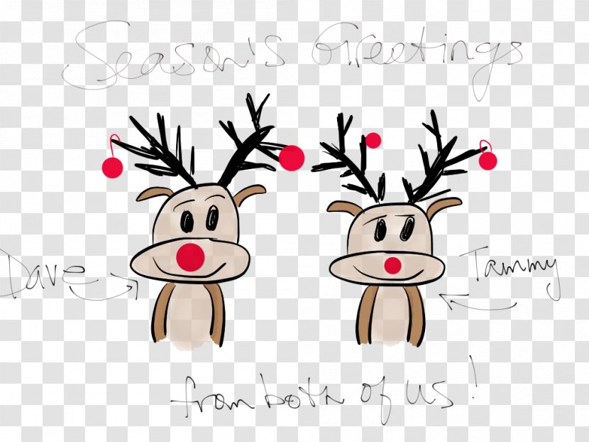 Reindeer Christmas Ornament Antler Clip Art - Mammal Transparent PNG