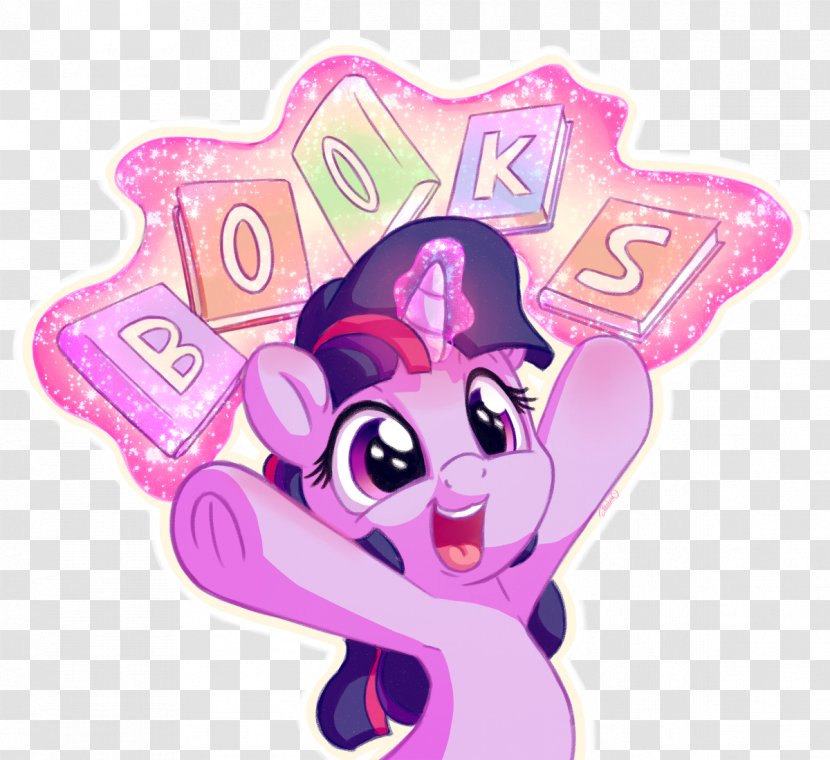 Twilight Sparkle Book My Little Pony: Friendship Is Magic Fandom Fan Art - Cartoon Transparent PNG