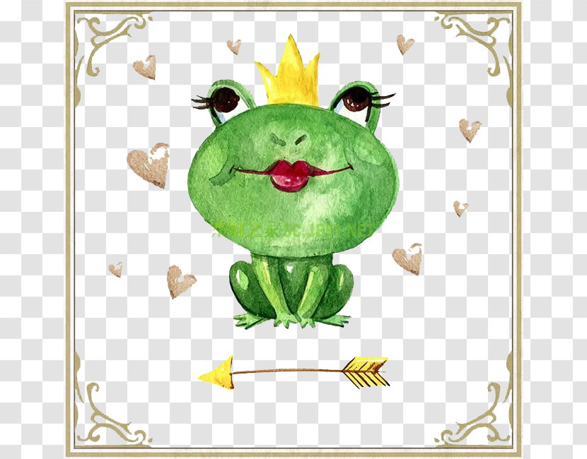 American Bullfrog T-shirt Cuteness - Fruit - Frog With Crown Transparent PNG