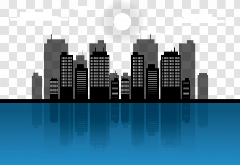 Euclidean Vector - Reflection - City Transparent PNG