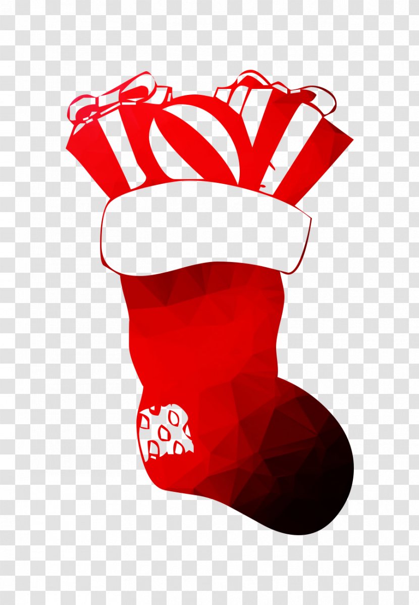Christmas Stockings Product Day Ornament Clip Art - Red - Stocking Transparent PNG