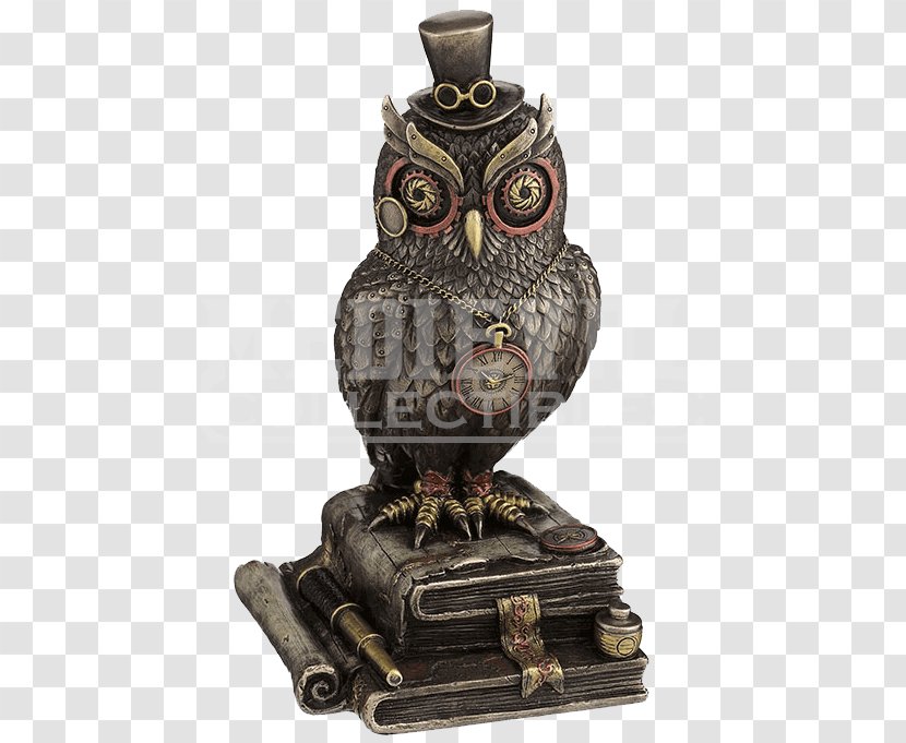 Steampunk Owl Fantasy Top Hat Gift - Bird Of Prey Transparent PNG