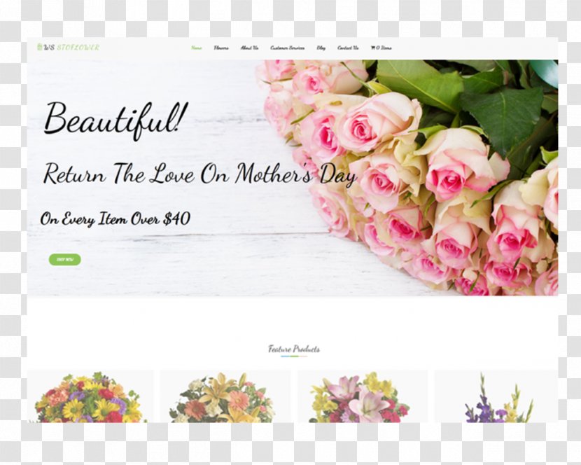 Mother's Day Party Gift Flower Bouquet - Rose Transparent PNG
