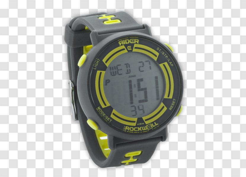 Watch Heart Rate Monitor Yellow - Clothing - And Gray Transparent PNG
