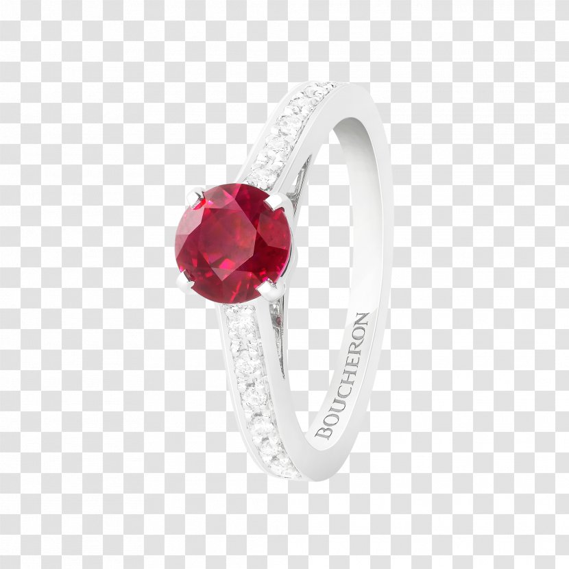 Ruby Engagement Ring Solitaire Jewellery Transparent PNG