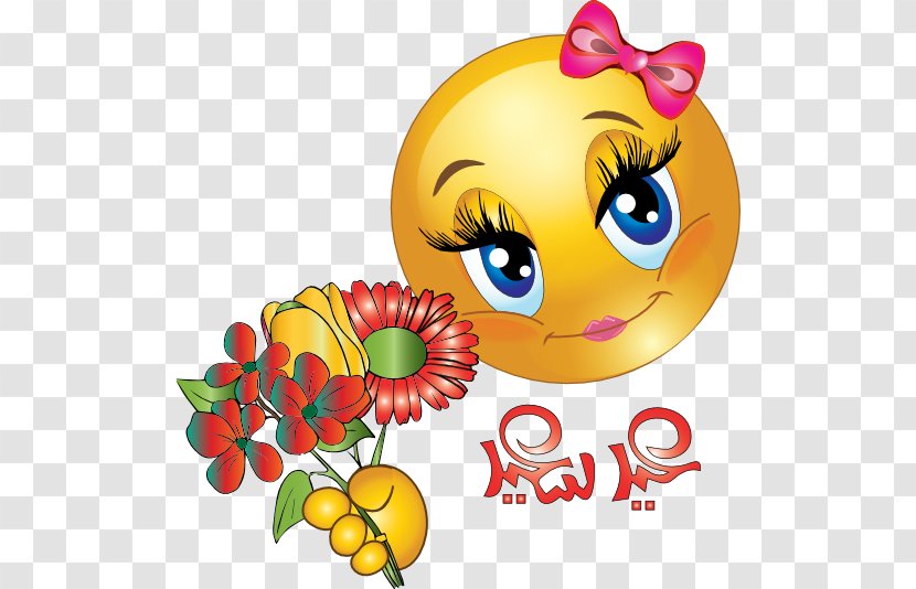 Smiley Emoticon Love Emoji Clip Art - Friendship - Flower Cliparts Transparent PNG